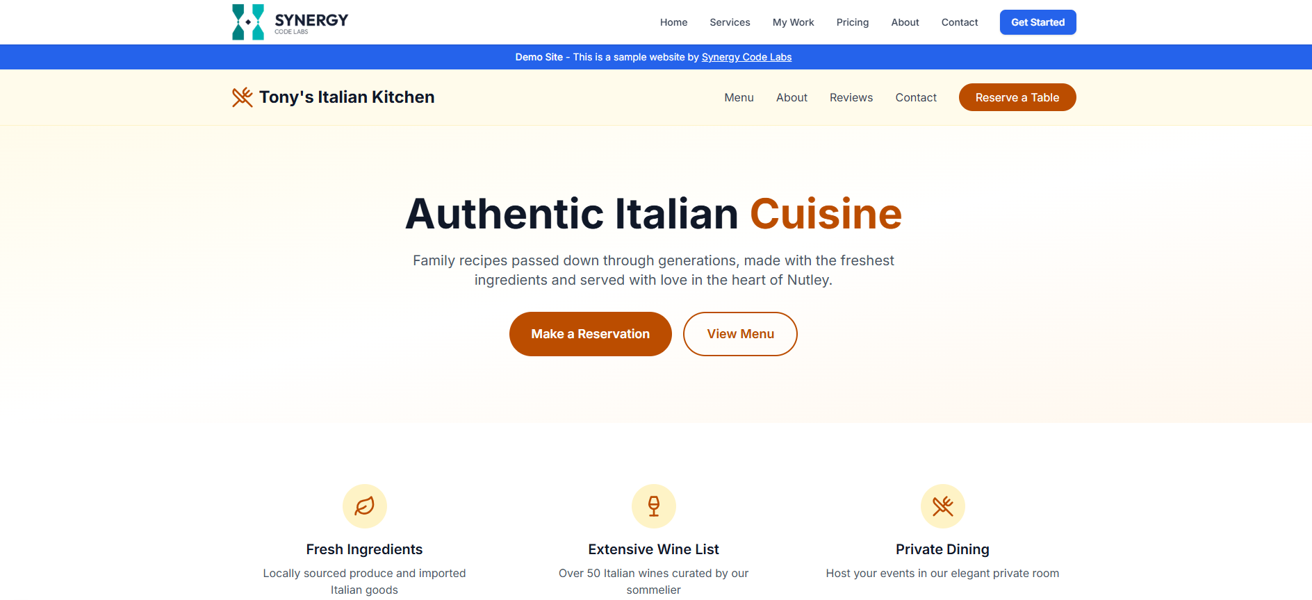 Tony's Italian Kitchen